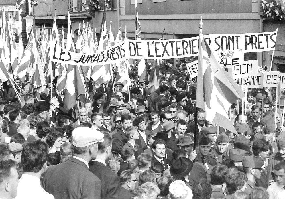 l'AJE &agrave;&nbsp;la f&ecirc;te du peuple 1963