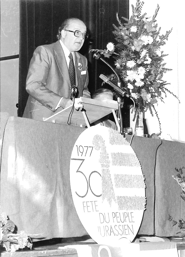 Roger Schaffter, f&ecirc;te du peuple jurassien 1977